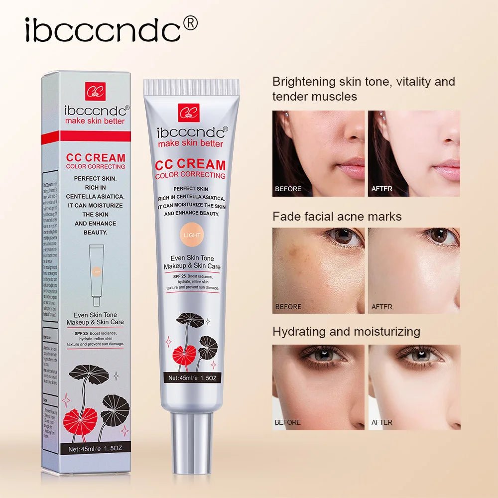 CC Cream BB Cream – Natural Concealer & Whitening Liquid Foundation with Centella Asiatica