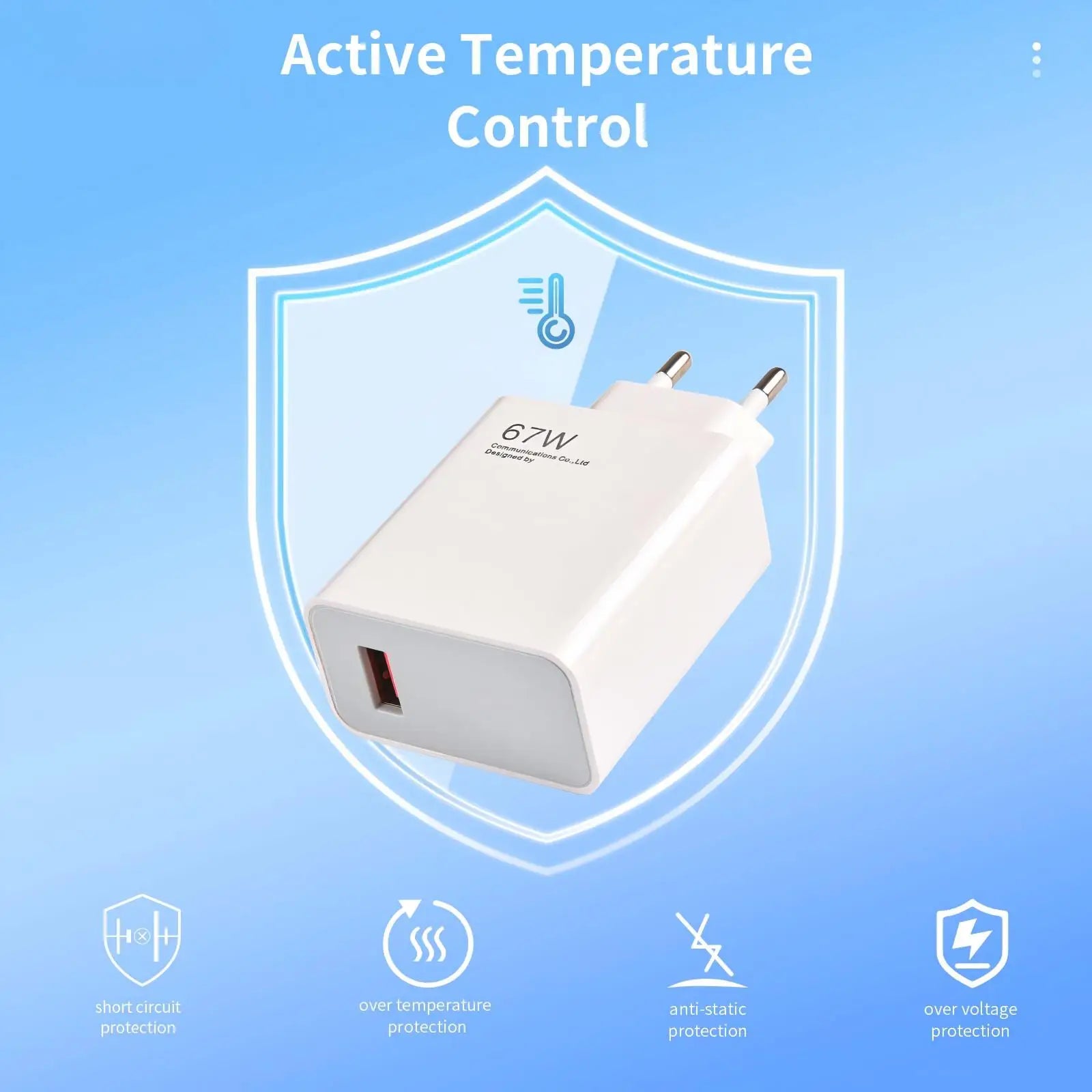 100–240V USB Travel Charger