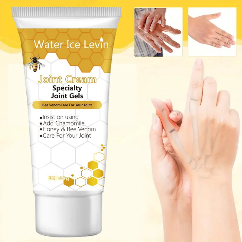 Bee Venom Joint Cream – Hyaluronic Acid Moisturising Lotion for Anti-Aging & Soothing Relief